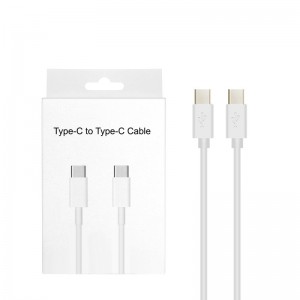 Double head type-C to type-C flash charging data line