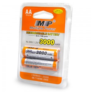 5 battery aa3000mah*2