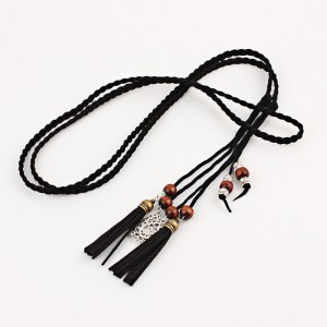 Hand woven waist rope