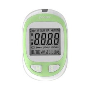 3IN1 MultiFunction Blood Glucose Blood Ketone Meter Uric Acid Diabetes