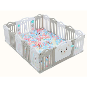 Indoor baby plastic playpen kids indoor plastic