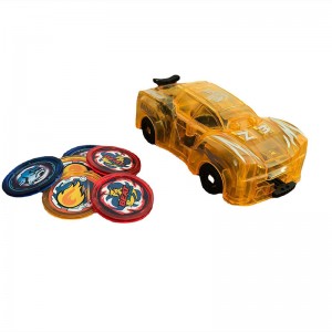 One click ejection dumper toy flying saucer set