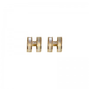 Zircon Letter Earrings