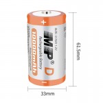 1 rechargeable battery type D 10000 Ma 1.2V