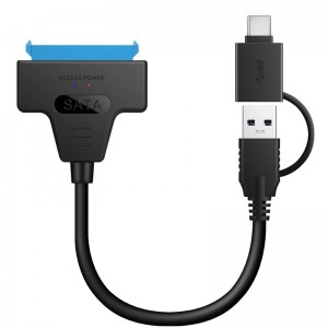 2.5 inch SATA to USB 3.0 type-C easy drive cable USB C two in one